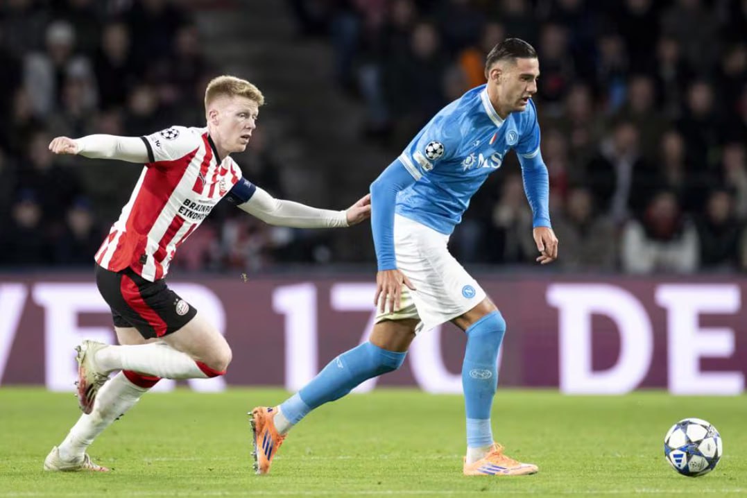 PSV Eindhoven vs Napoli (02:00 – 22/10) | Xem lại trận đấu